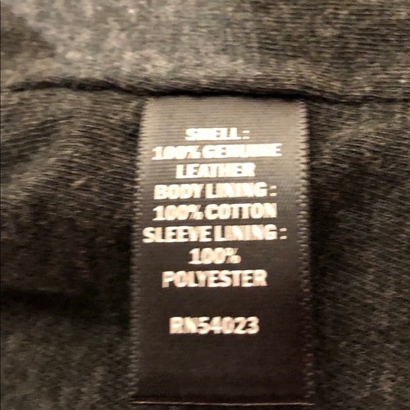 Banana republic Black leather blazer, si… - Picture 3 of 6